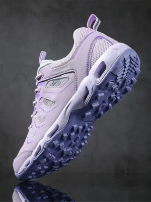 Flexelevate Women's Black/Purple Basketball Flip Flop Slide Shoes