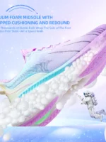 Yellow Women's Running Shoes by FlexElevate