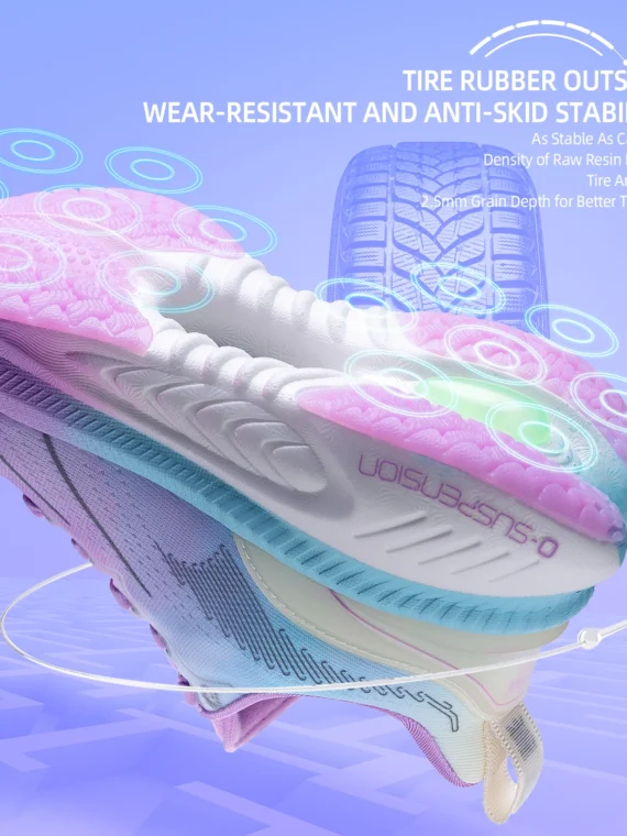 Yellow Women's Running Shoes by FlexElevate