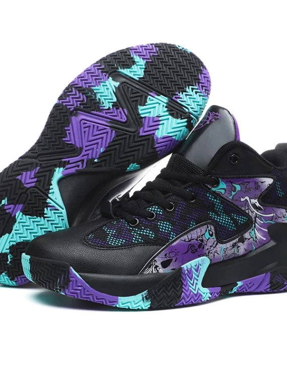 FlexElevate Purple Lightweight Basketball Shoes