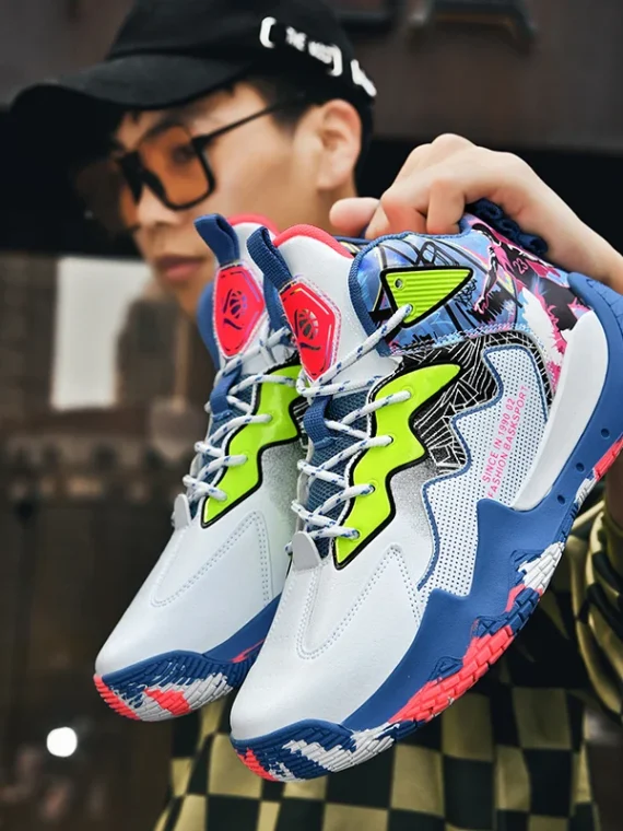 FlexElevate Blue Basketball Shoes For Women