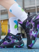 FlexElevate Purple Lightweight Basketball Shoes