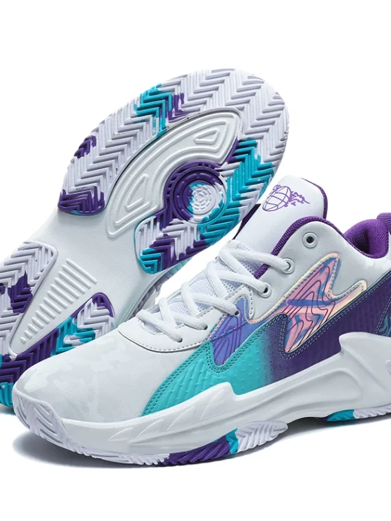 FlexElevate White Lightweight Basketball Shoes