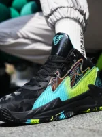 FlexElevate Green Lightweight Basketball Shoes