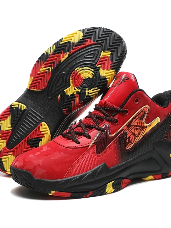 FlexElevate Red Lightweight Basketball Shoes
