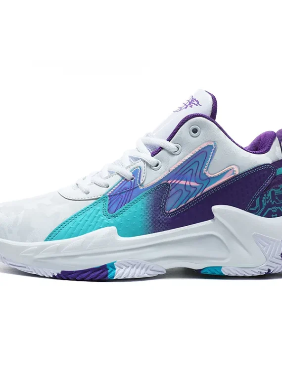 FlexElevate White Lightweight Basketball Shoes