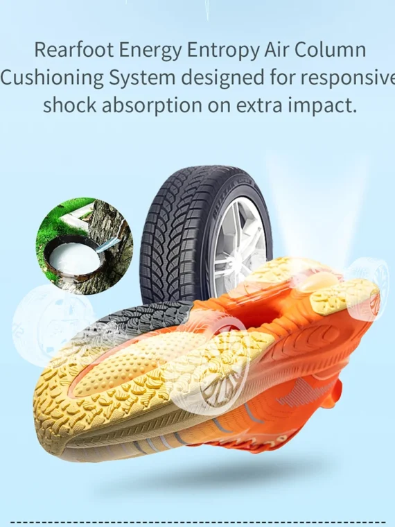 Orange Women's Running Shoes by FlexElevate