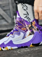 FlexElevate Purple Basketball Shoes For Women