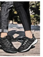 Flexelevate Women's Black/Purple Basketball Flip Flop Slide Shoes