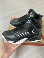 FlexElevate Women Black Plush Basketball Sport Shoes