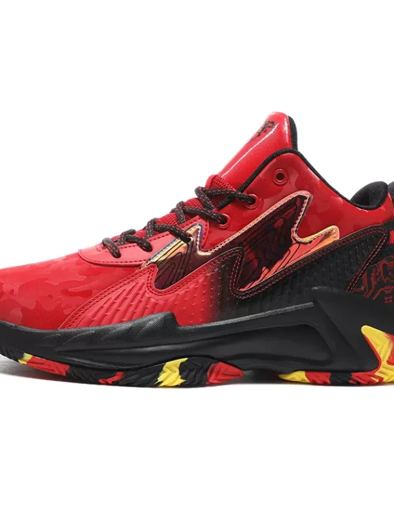 FlexElevate Red Lightweight Basketball Shoes