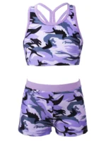 Flexelevate Girls Tankini Swimsuit Set