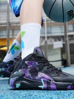 FlexElevate Purple Lightweight Basketball Shoes