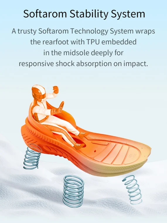 Orange Women's Running Shoes by FlexElevate