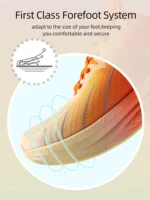 Orange Women's Running Shoes by FlexElevate