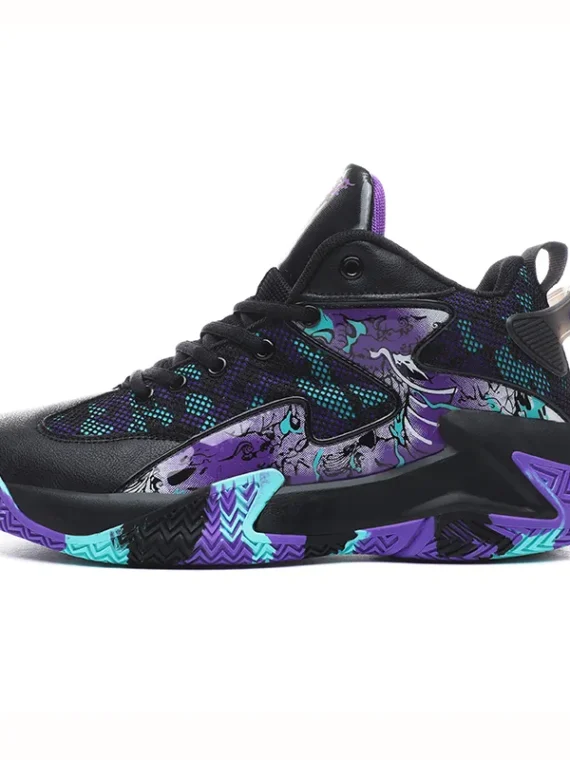 FlexElevate Purple Lightweight Basketball Shoes