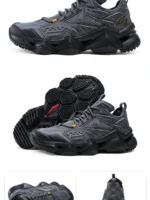 FlexElevate Black Running Shoes