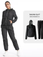 Flexelevate Sauna Suit Women Loose Gym Clothing Sets