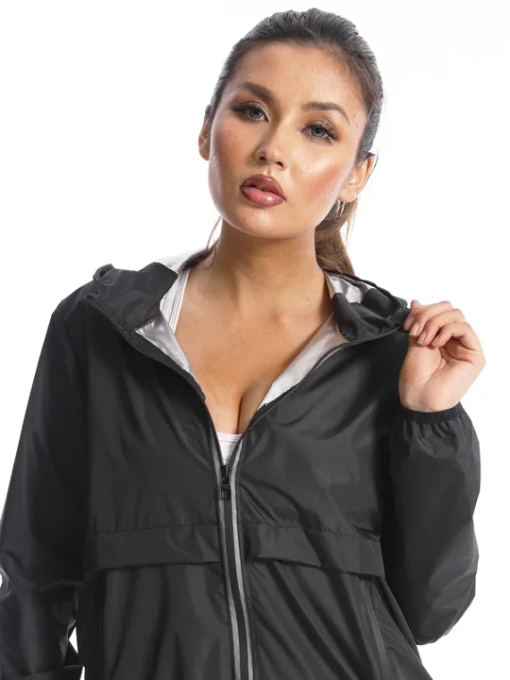 Flexelevate Sauna Suit Women Loose Gym Clothing Sets