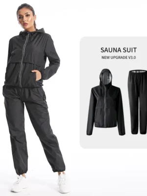 Flexelevate Sauna Suit Women Loose Gym Clothing Sets