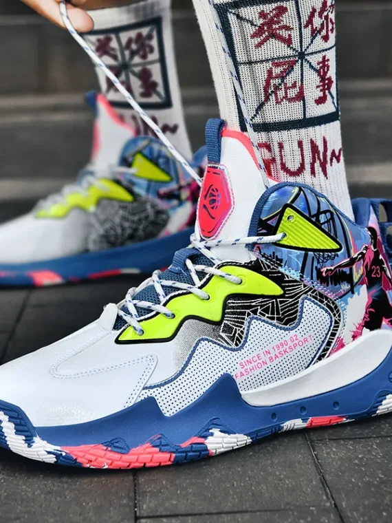 FlexElevate Blue Basketball Shoes For Women