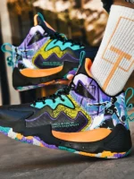 FlexElevate Black Basketball Shoes For Women