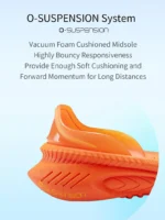 Orange Women's Running Shoes by FlexElevate