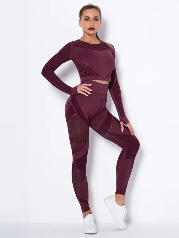 Flexelevate Seamless Yoga Activewear Set for Women