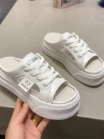 Flexelevate Women's Slip-Resistant Lightweight Silver Sandals