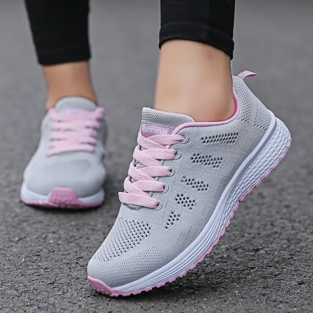FlexElevate Women's Fashion Pink Sneakers