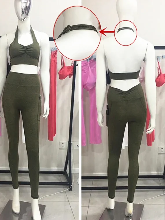 Flexelevate Women Halter Yoga Set Workout