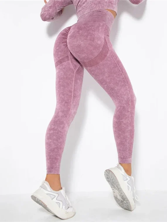 Seamless Crop Top & Pants 2PC Set